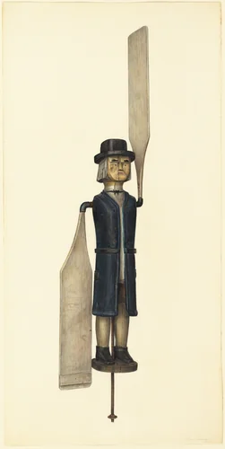 Whirligig by Mina Lowry, index of american design, 1941