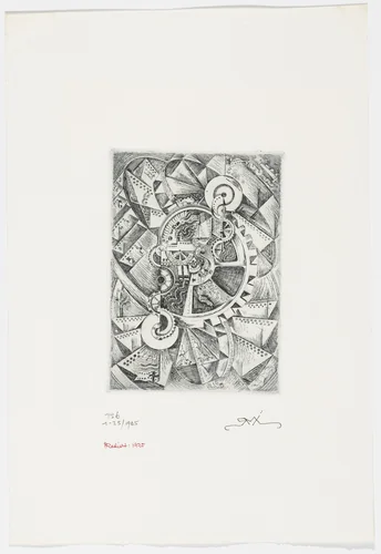 Tuesday (Dienstag) from The History, all derer von Sonntag bis Mittwoch und zurück by Robert Michel, print, 1920