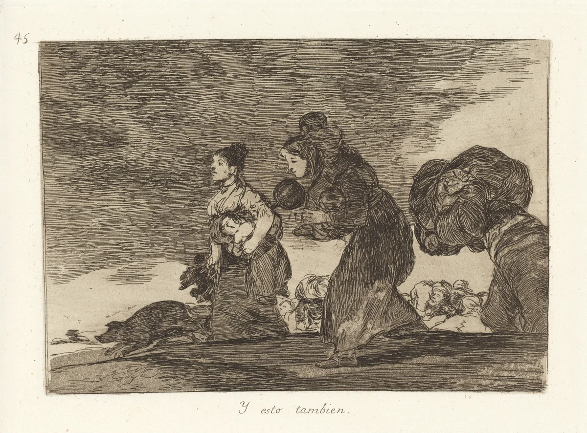 Y esto tambien (And This Too) by Francisco Goya, print, 1863