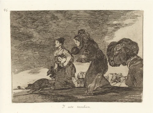 Y esto tambien (And This Too) by Francisco Goya, print, 1863