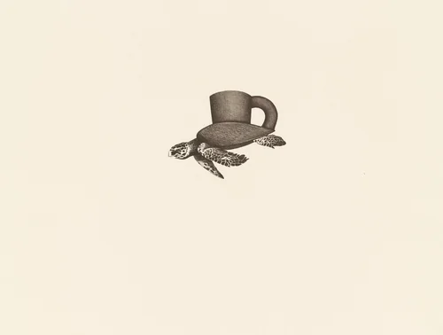 Turtle Cup by Ken Price, print, 1968