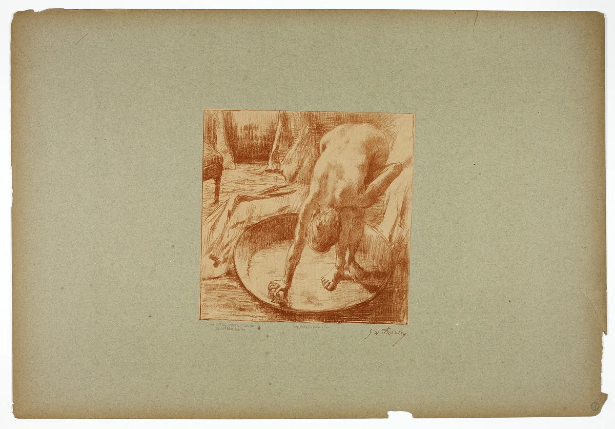 The Bath by Georges-William Thornley, print, 1889-1890