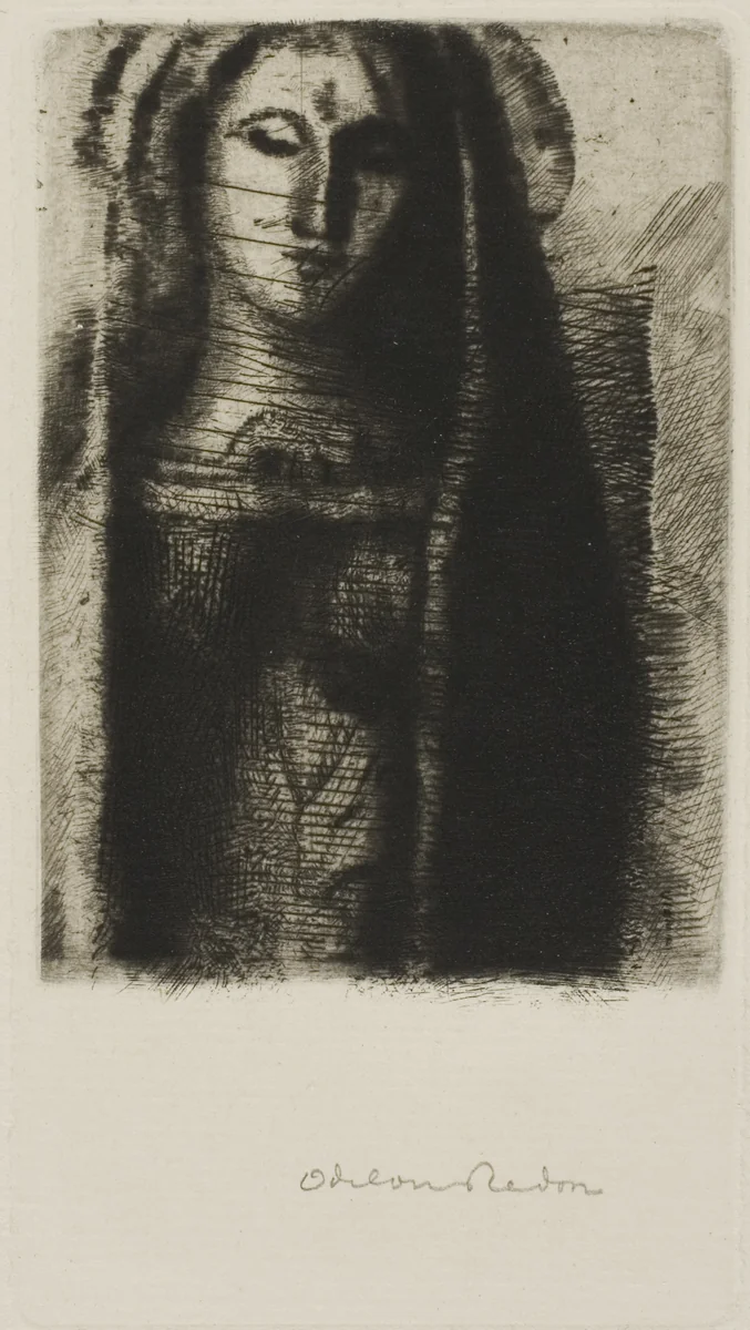 Princess Maleine (The Little Madonna) by Odilon Redon, print, 1892