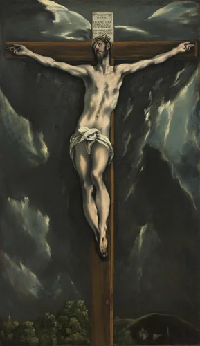 Christ on the Cross by El Greco, painting, 1600-1610