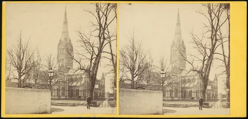 [Group of 17 Early Stereograph Views of British Churches] by Sedgfield, photograph, 1850-1919