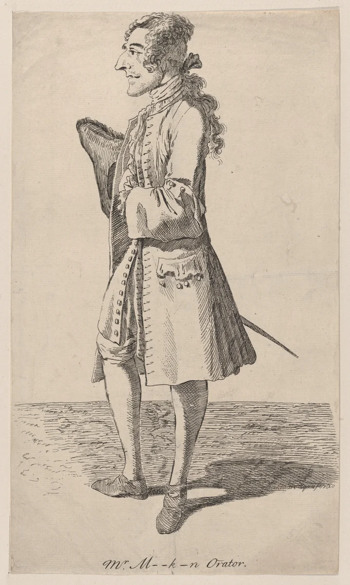 Macklin Orator by Thomas Patch, print, 1750-1780