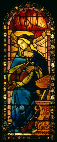 The Virgin Annunciate by Giovanni di Domenico, decorative art, 1498-1503