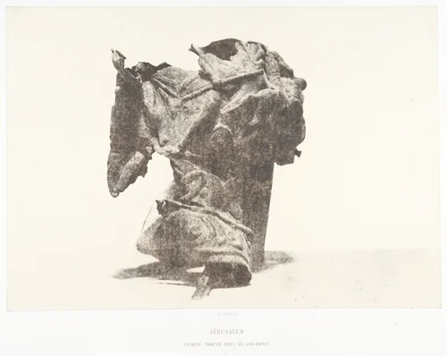 Jérusalem, Casque trouvé dans le Jourdain, 2 by Auguste Salzmann, photograph, 1854-1859