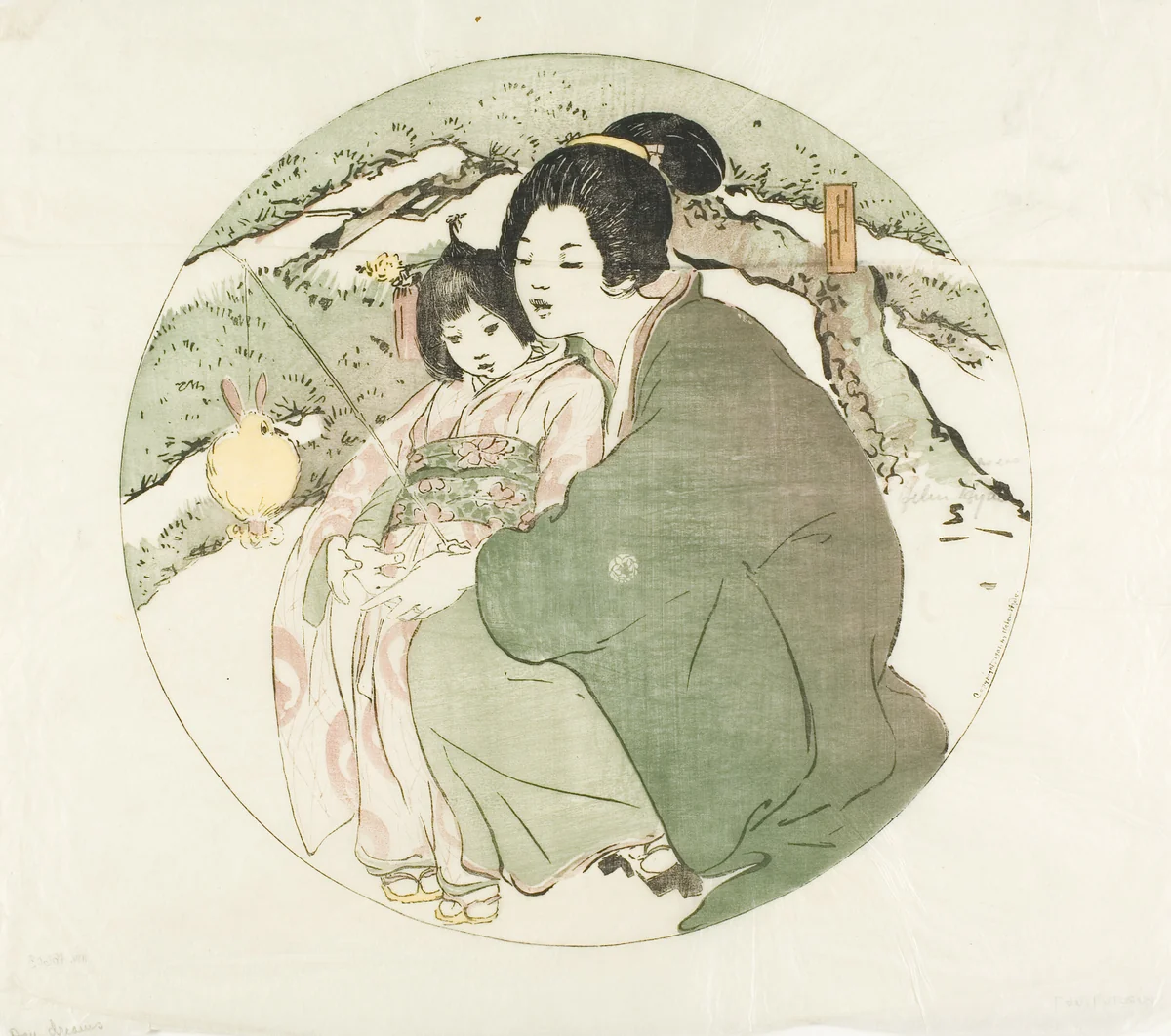 Day Dreams by Helen Hyde, print, 1901