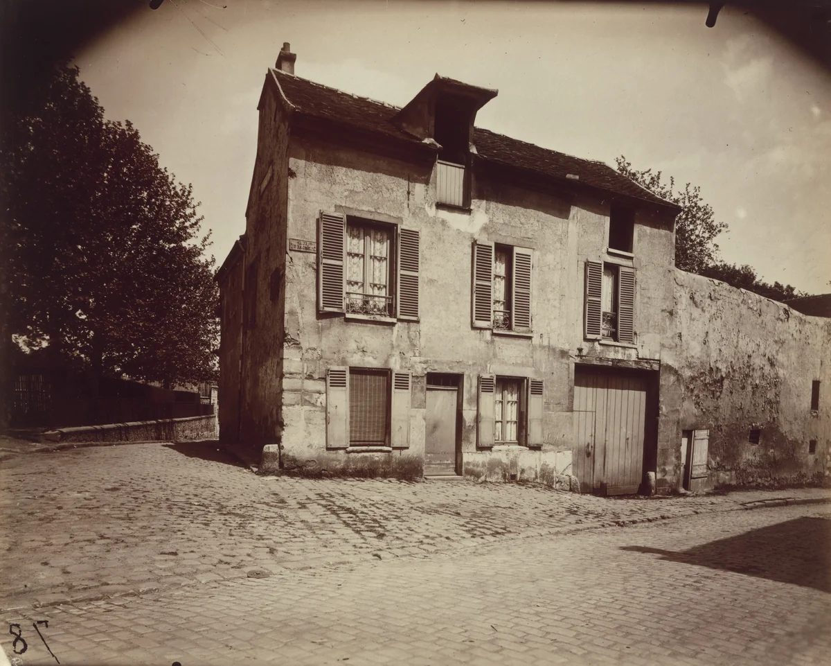 Rue de Bagneux. Maison à Châtillon by Eugène Atget, photograph, 1915