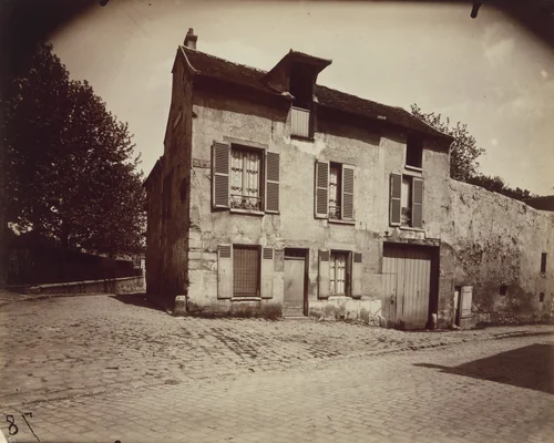 Rue de Bagneux. Maison à Châtillon by Eugène Atget, photograph, 1915