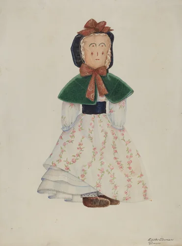 Doll: "Maggie Bentley" by Josephine C. Romano
Edith Towner, index of american design, 1937