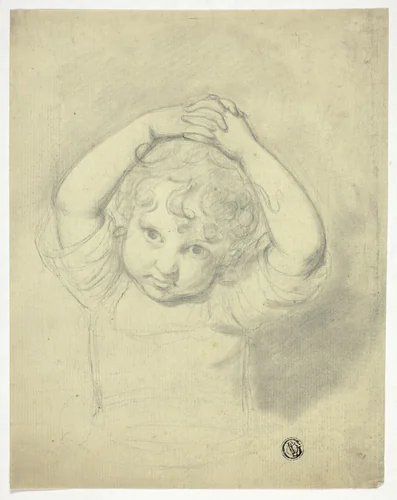 Child Holding Hands above Head by Samuel De Wilde
John Downman, drawing, 1768-1832