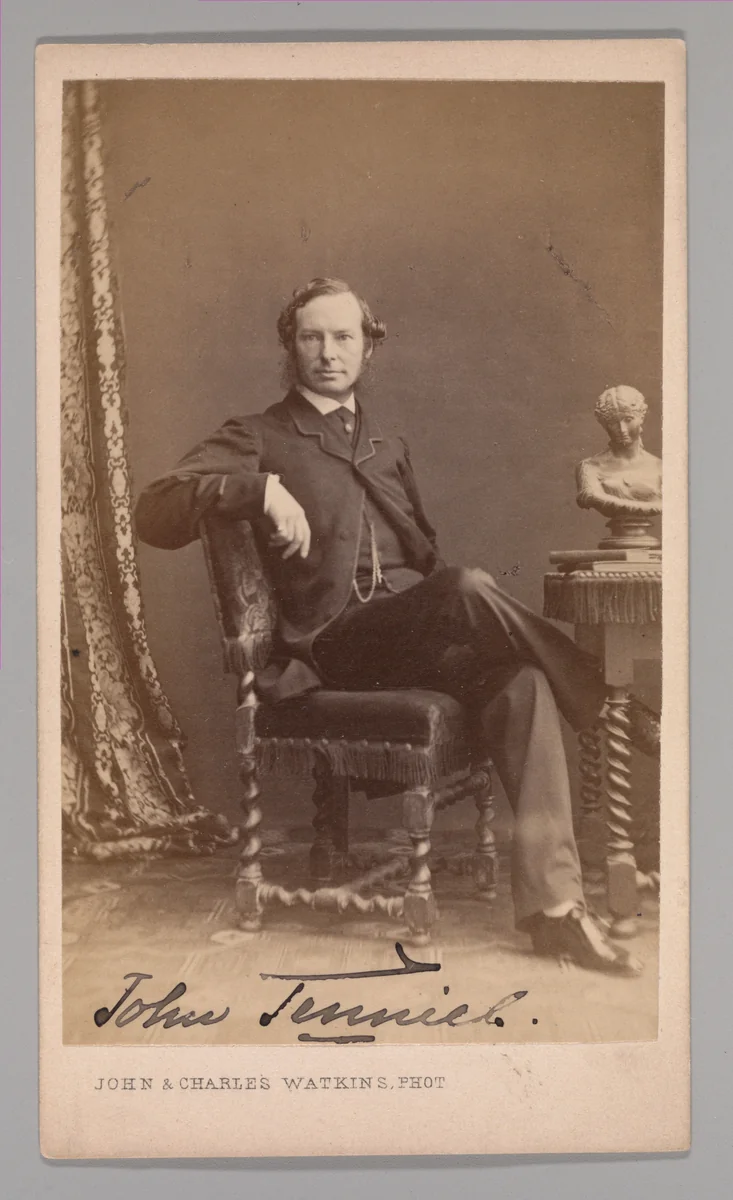 [John Tenniel] by John and Charles Watkins, photograph, 1860-1869
