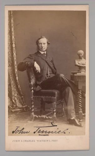 [John Tenniel] by John and Charles Watkins, photograph, 1860-1869