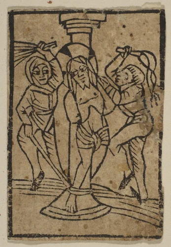 The Flagellation by anonymous, print, 1400-1499