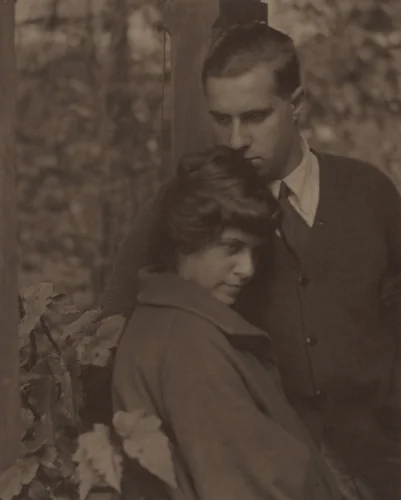 Kitty Stieglitz and Edward Stieglitz by Alfred Stieglitz, photograph, 1918