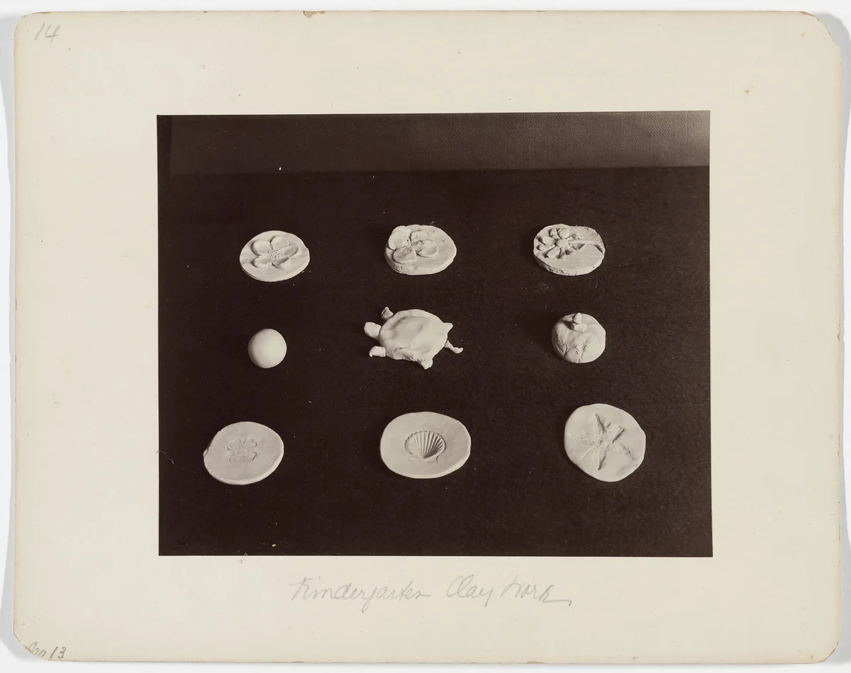 Gift 20-Clay (Kindergarten material based on the educational theories of Friedrich Froebel) by Unknown Artist, design, 1899