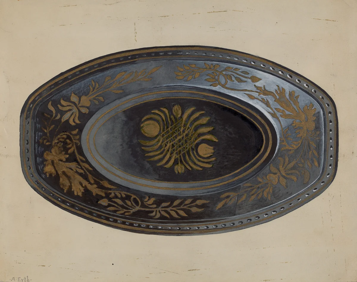 Bread Tray by Albert Eyth, index of american design, 1937