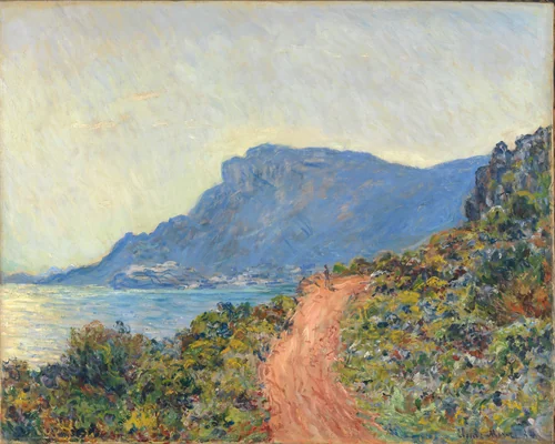 La Corniche bij Monaco by Claude Monet, painting, 1884