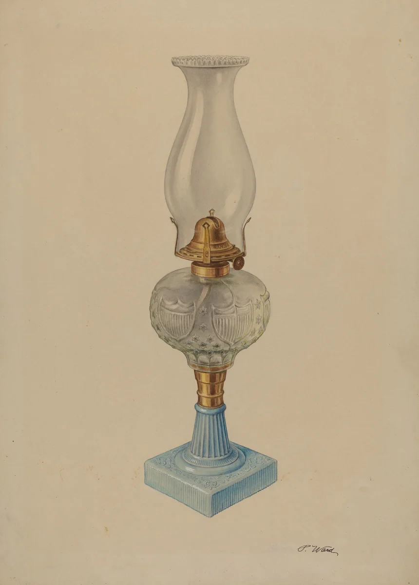 Lamp by Paul Ward, index of american design, 1938