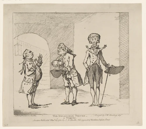 De onbuigzame portier by anonymous, other, 1783