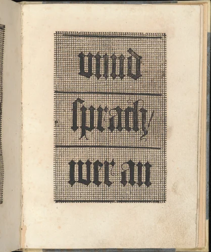 Ein ney Furmbüchlein, Page 8, recto by Johann Schönsperger, book, 1520-1530