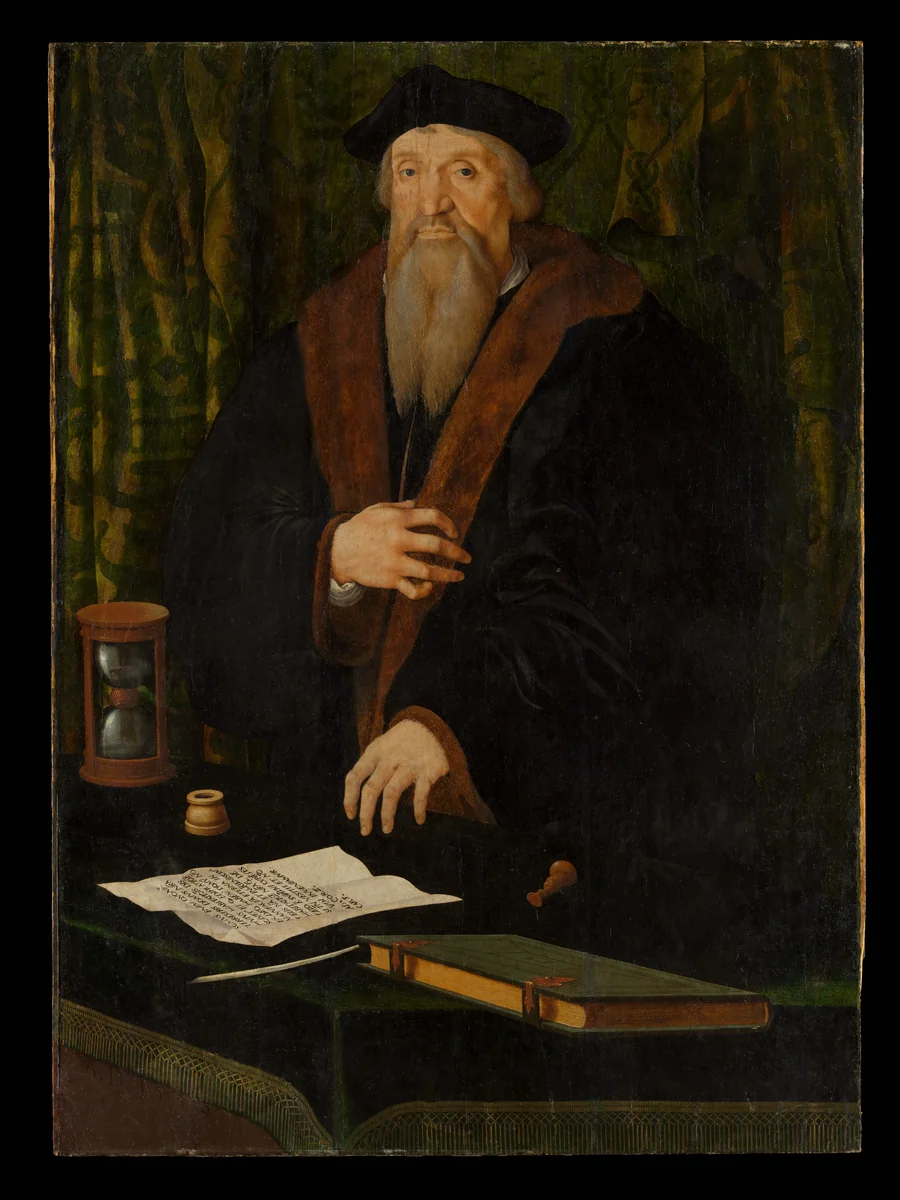 Portrait of a Man, Possibly Jean de Langeac (died 1541), Bishop of Limoges by Netherlandish Painter, painting, 1539