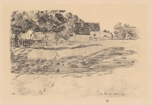 Afternoon Shadows by Childe Hassam, print, 1918