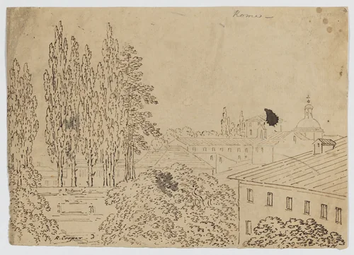 Rome by Richard Cooper II, drawing, 1774-1775