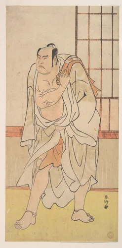 The Third Otani Hiroji as a Wrestler by Katsukawa Shunkō (勝川春好), print, 1780-1800