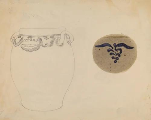 Crock by Charles Caseau, index of american design, 1938