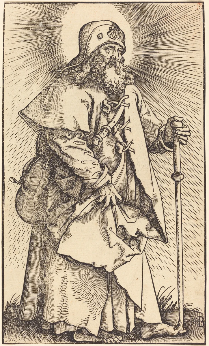 Saint James the Great by Hans Baldung Grien, print, 1519