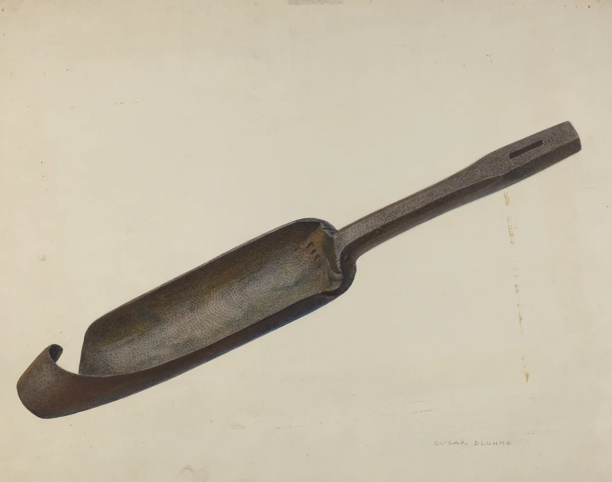 Pump Stock Reamer by Oscar Bluhme, index of american design, 1940