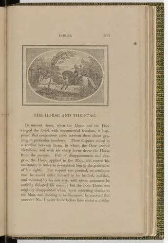 Headpiece (page 303) from The Fables of Aesop by Thomas Bewick, illustrated book, 1818