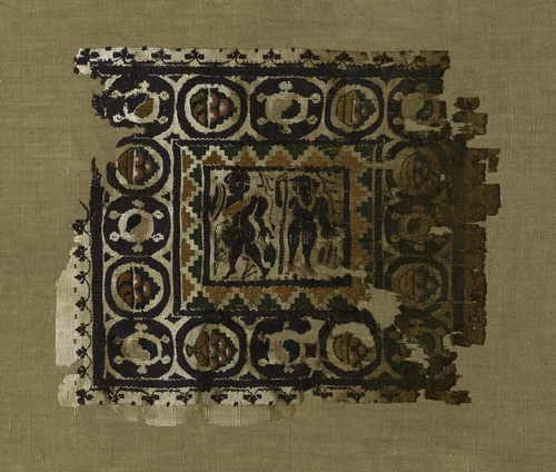 Fragment by Coptic Egypt, textile, 301-500