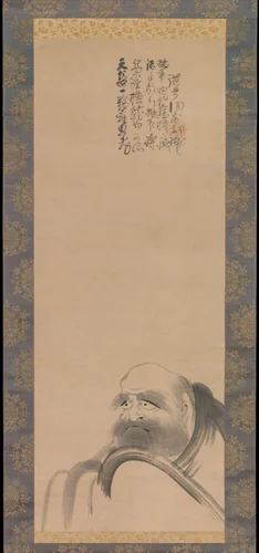Portrait of Daruma by Fūgai Ekun, painting, 1600-1633