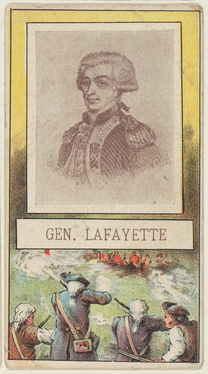 General Lafayette, from the "Generals" series (T64), issued by D.H. McAlpin & Co. Tobacco Company by D.H. McAlpin & Co. Tobacco Company, print, 1901