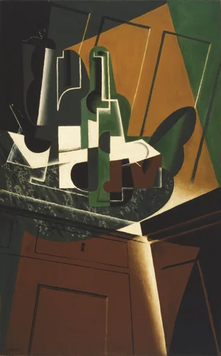 The Sideboard by Juan Gris, painting, 1917