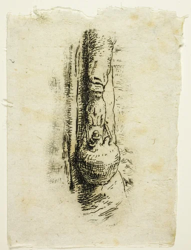 Peasants Going to Work by Jean-François Millet, print, 1863