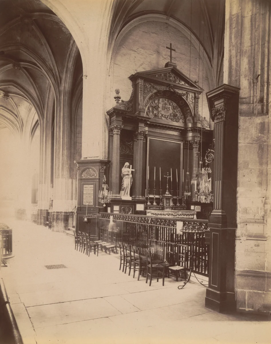 Saint-Gervais-et-Protais by Eugène Atget, photograph, 1904