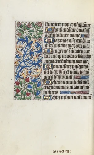 Book of Hours (Use of Rouen): fol. 118v by Master of the Geneva Latini, book, 1465-1475