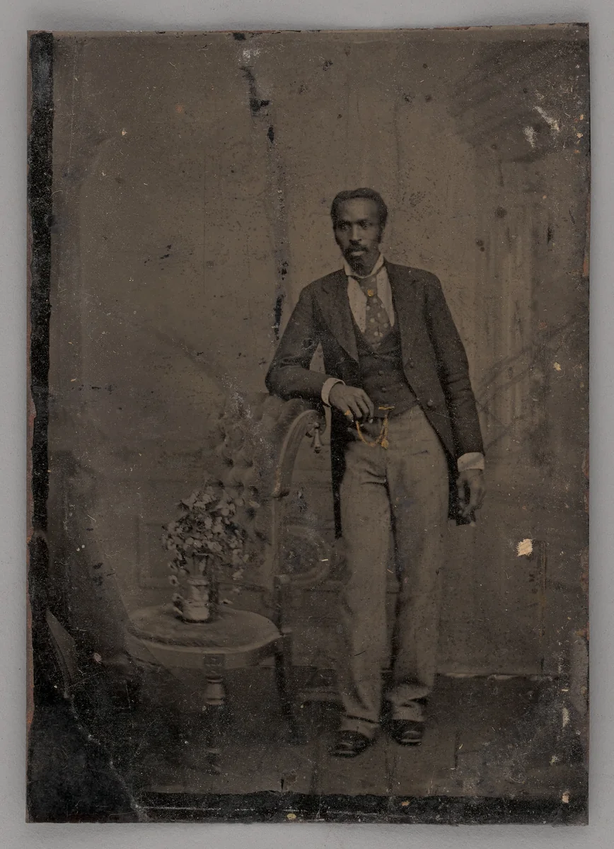 Untitled (Portrait of a Standing Man) by Unknown maker, other, 1860-1870