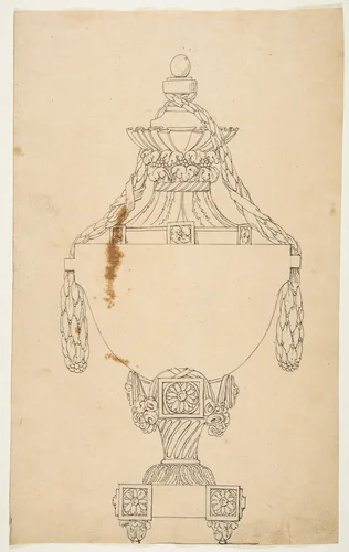 Design for a Vessel by anonymous, drawing, 1800-1899