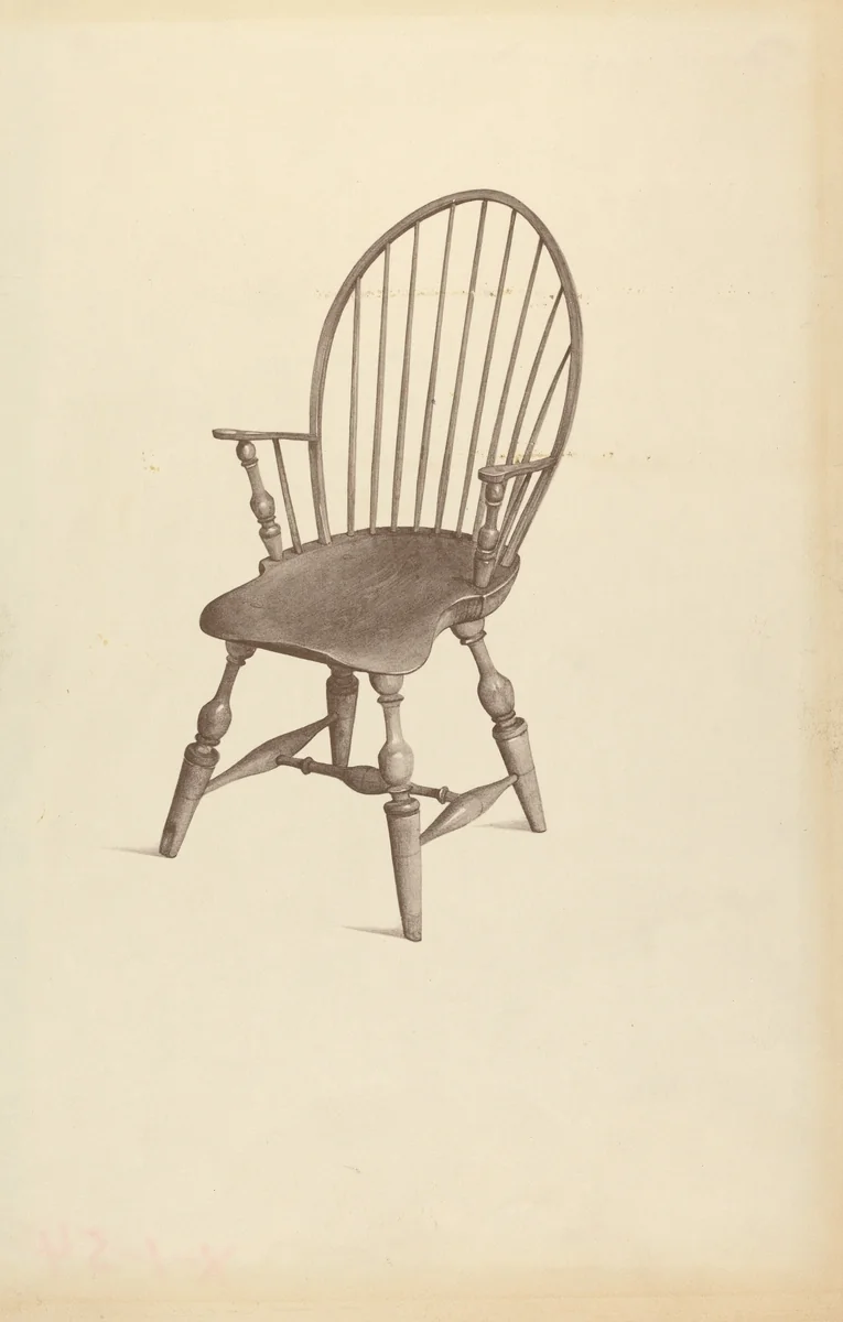 Windsor Chair by Ray Holden, index of american design, 1937