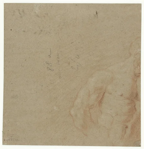 Afgesneden figuur van Hercules (Farnese) by Carle van Loo, drawing, 1715-1765