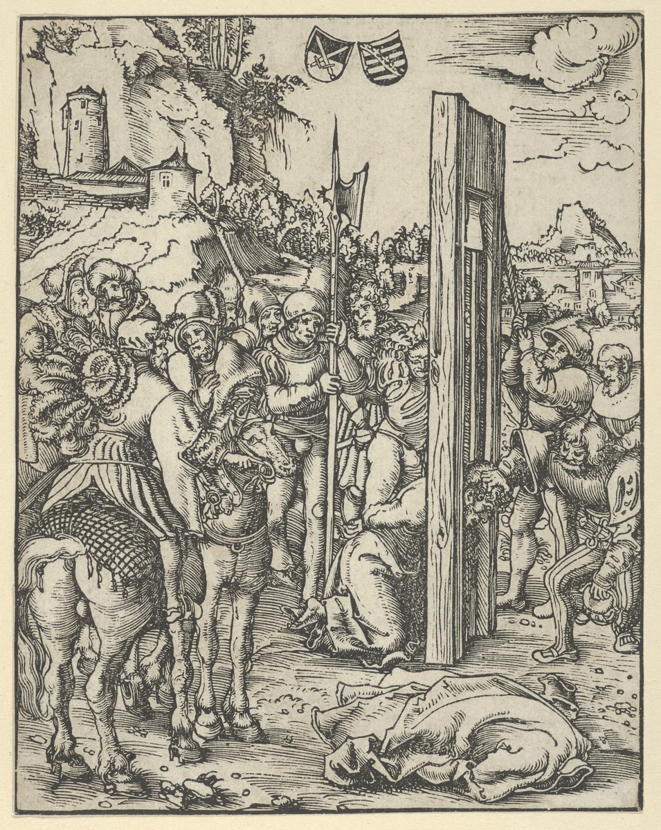 Matthias from the Martyrdom of the Twelve Apostles by Lucas Cranach, print, 1472-1553