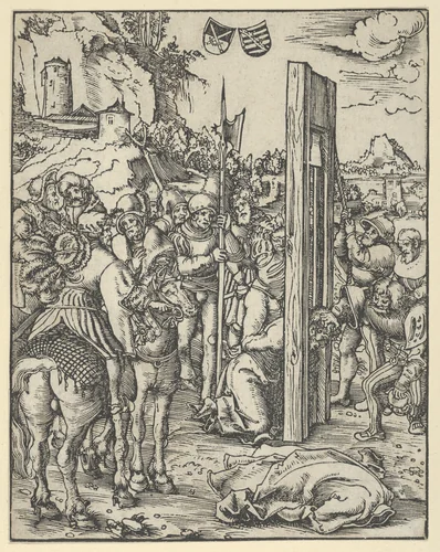 Matthias from the Martyrdom of the Twelve Apostles by Lucas Cranach, print, 1472-1553