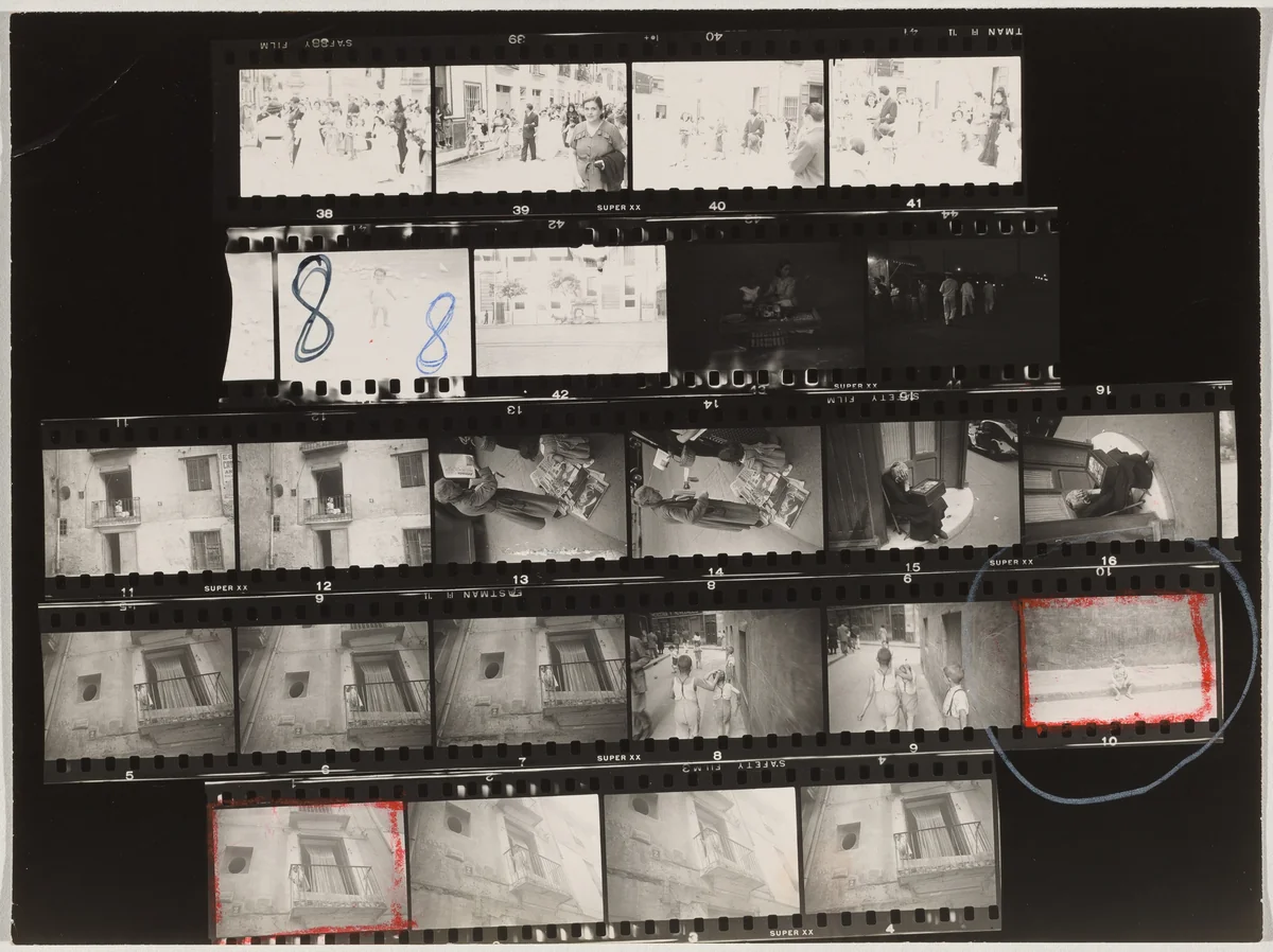 Valencia, Spain 8/Black White and Things 18 by Robert Frank, photograph, 1952