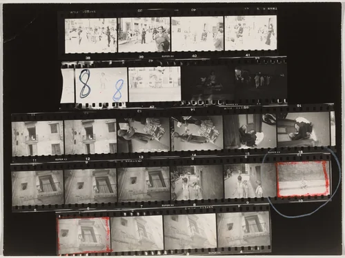 Valencia, Spain 8/Black White and Things 18 by Robert Frank, photograph, 1952